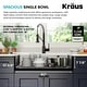 preview thumbnail 86 of 89, KRAUS Dex Stainless Steel Single Bowl Undermount Kitchen Bar Sink