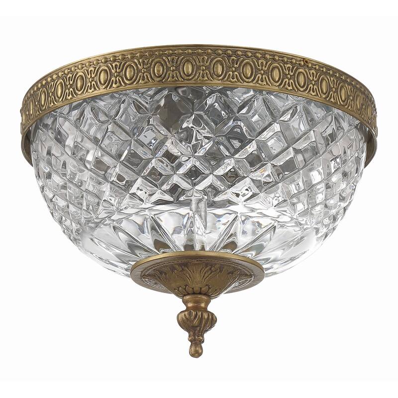 Crystorama Lighting Group Richmond 2 Light 8" Wide Flush Mount Bowl