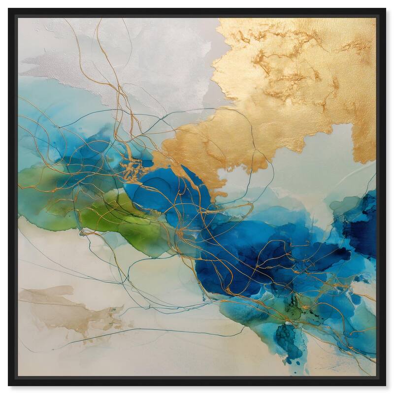 Alconia I Canvas by Art Remedy - 12" x 12" - Black