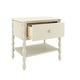 preview thumbnail 15 of 33, Max and Lily Jenny Lind Nightstand with 1 Drawer and Bottom Shelf