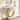 41-inch Inch Faux Marble White Console Table with Gold Ring Base