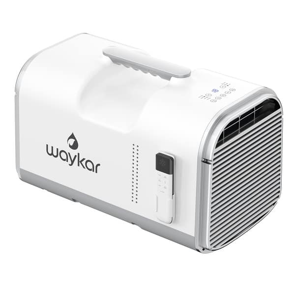 slide 2 of 7, Portable Tent Air Conditioner, 4500 BTU, 3-in-1 Cooling, Dehumidifier & Fan, for Camping, RVs & Small Spaces White