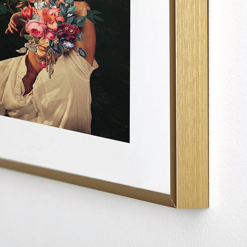 Frank Moth Roses Bloomed every time I Thought of You Metal Framed Art