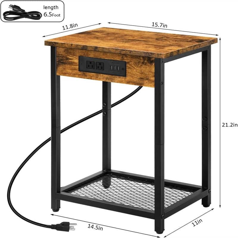 Nightstands with Charging Station