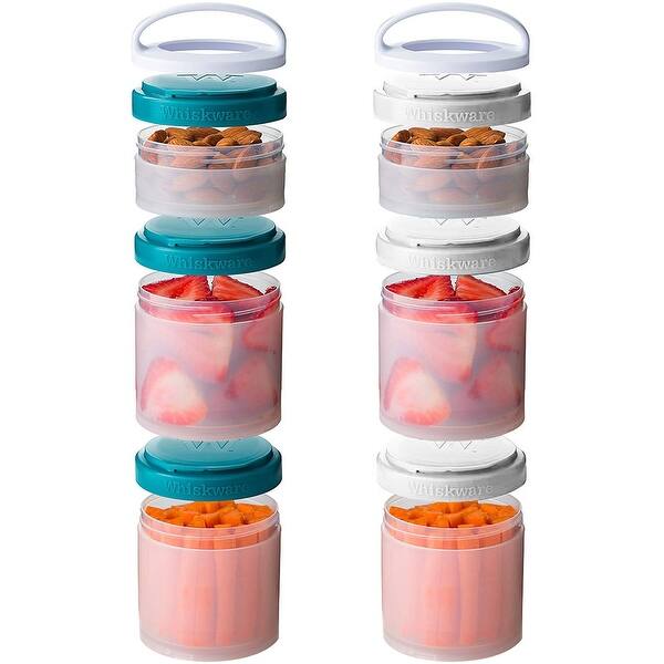 Shop Whiskware Stackable Snack Pack Containers One Size