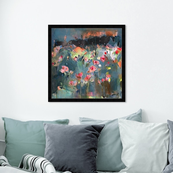 Oliver Gal 'Michaela Nessim - Subtle radiance' Abstract Wall Art Framed Print Paint - Gray, Pink. Opens flyout.