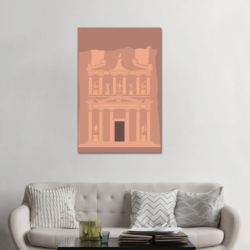 iCanvas "Treasury at Petra" by Lyman Creative Co. Canvas Print - 48x32x1.5