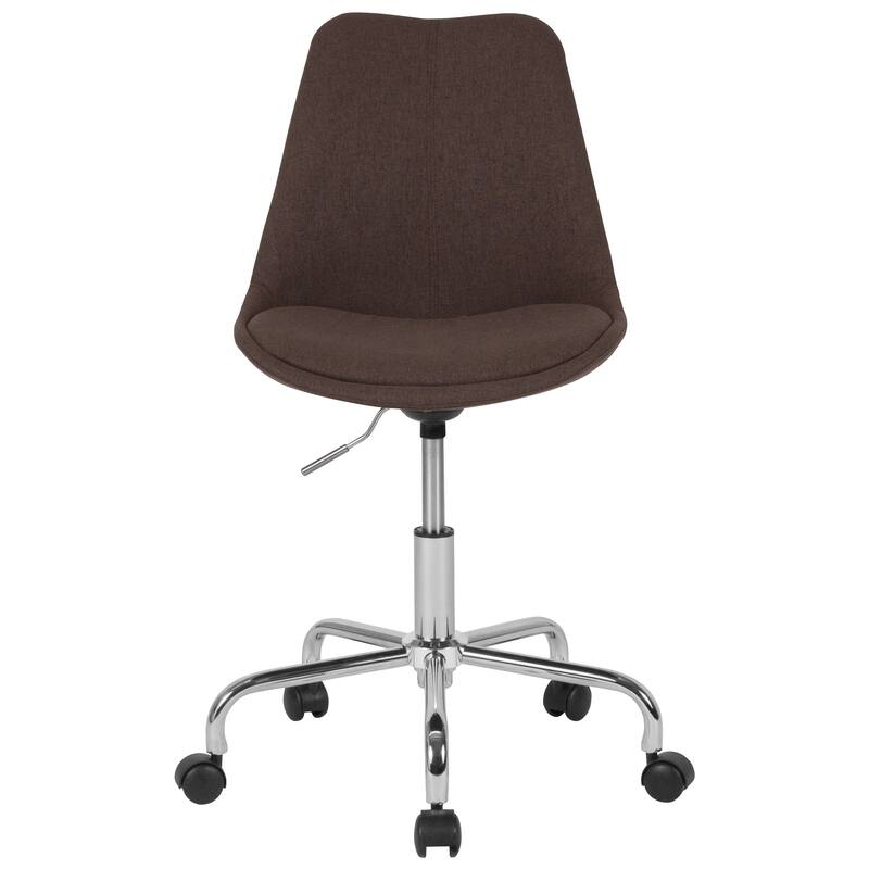 Mid-Back Fabric Task Office Chair with Pneumatic Lift