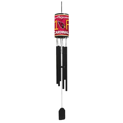 NFL Wind Chime, #1 Fan with Team Logo, Arizona Cardinals