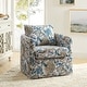 preview thumbnail 4 of 51, HULALA HOME Erkenbald Modern Slipcovered Swivel Chair with Reversible Cushion and Washable Cover