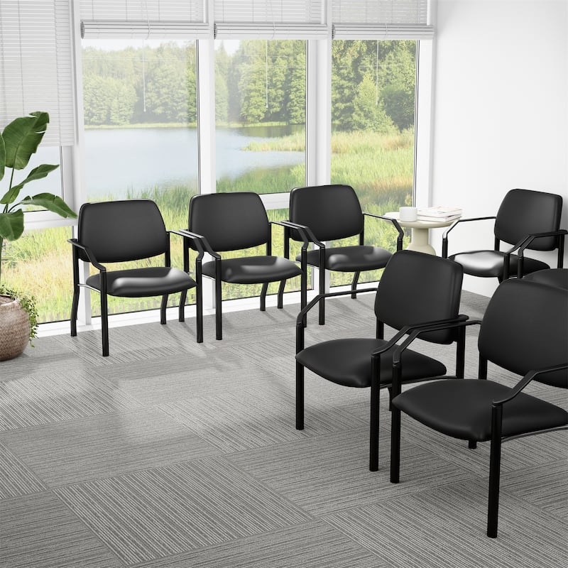 Boss Office Products Big and Tall Antimicrobial Guest Chair