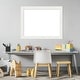 preview thumbnail 29 of 36, Amanti Art Vanity White Narrow Framed Dry Erase Magnetic Board