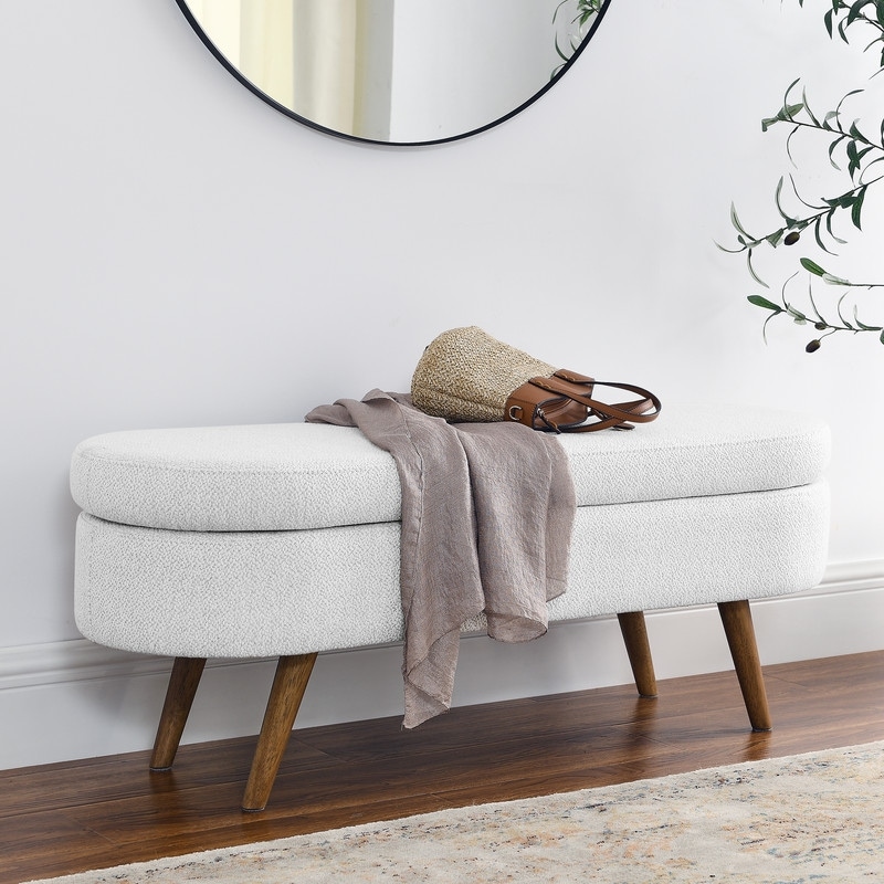 Mid century modern hotsell end of bed bench