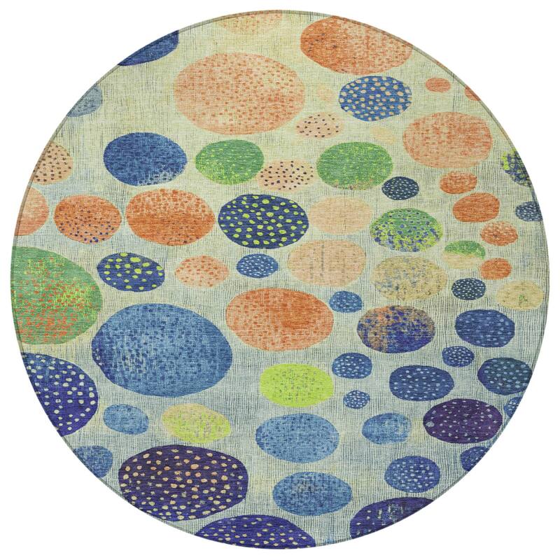HomeRoots Geometric Transitional Rectangle Outdoor Rug