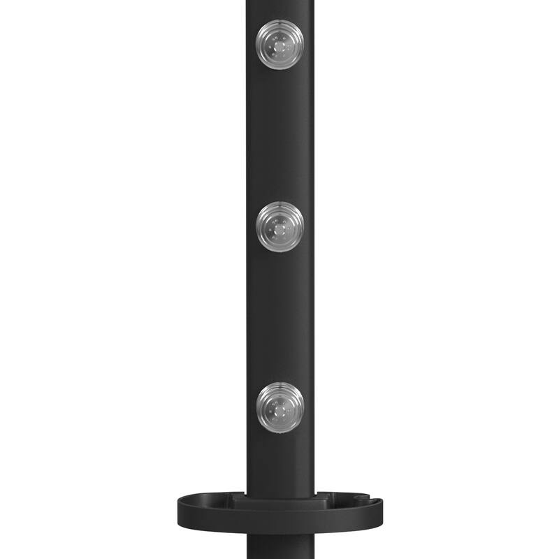 Bonzai 8-in Rain Showerhead Shower System with 3-Body Jets and Multi-function Handshower