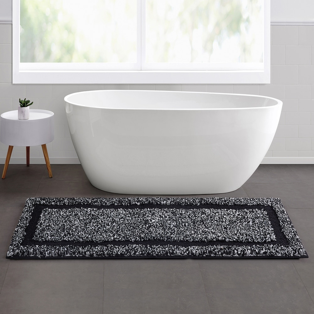 Soft Microfiber Non-slip Rubber Bath Mat Rug. Bathroom Mat. 34x21 –  Trenton Gifts