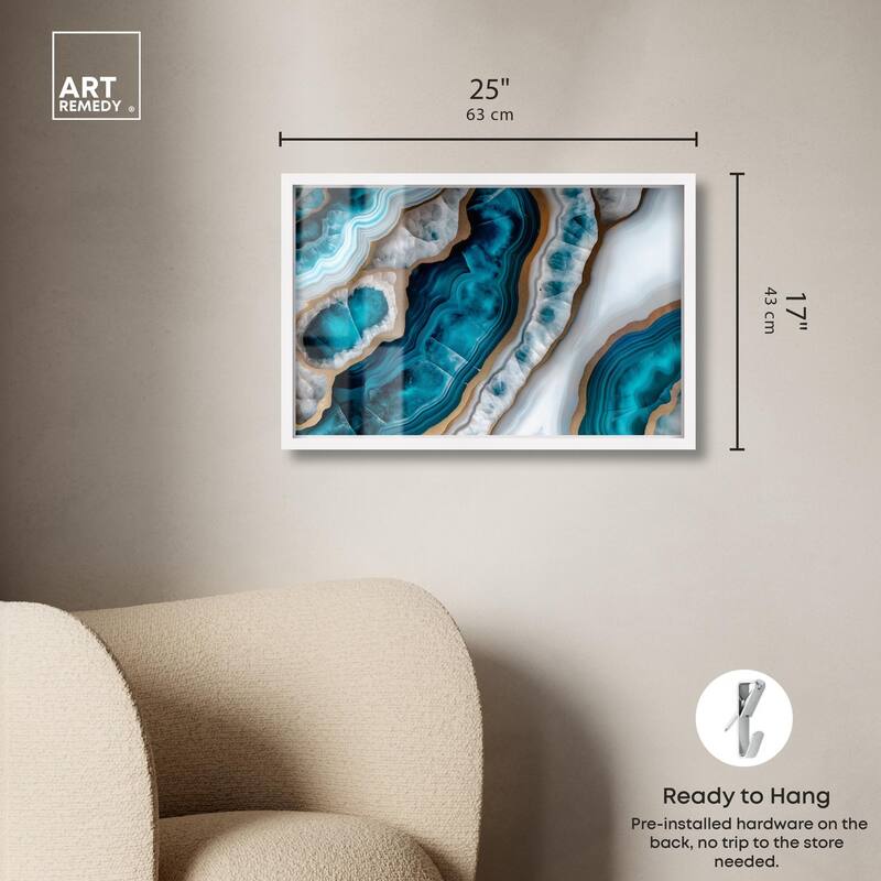 Opaline Undulation Shadowbox by Art Remedy