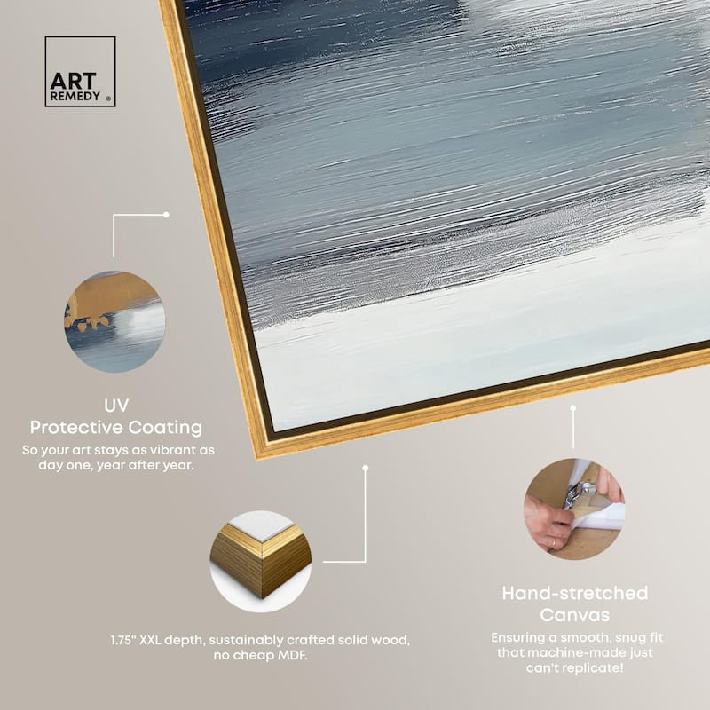 Azure Horizon III Canvas Set of 2 by Art Remedy