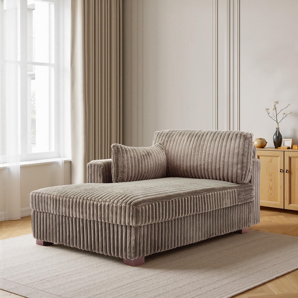 DREAMSIDEA Modern Oversized Chaise Lounge Sofa for Living Room