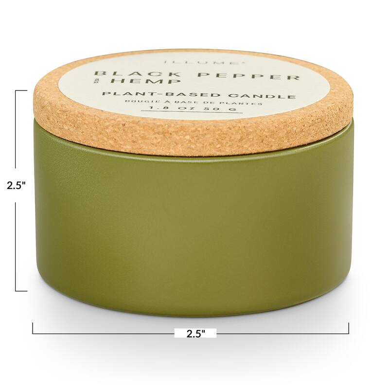 ILLUME Verde Black Pepper & Hemp Candle