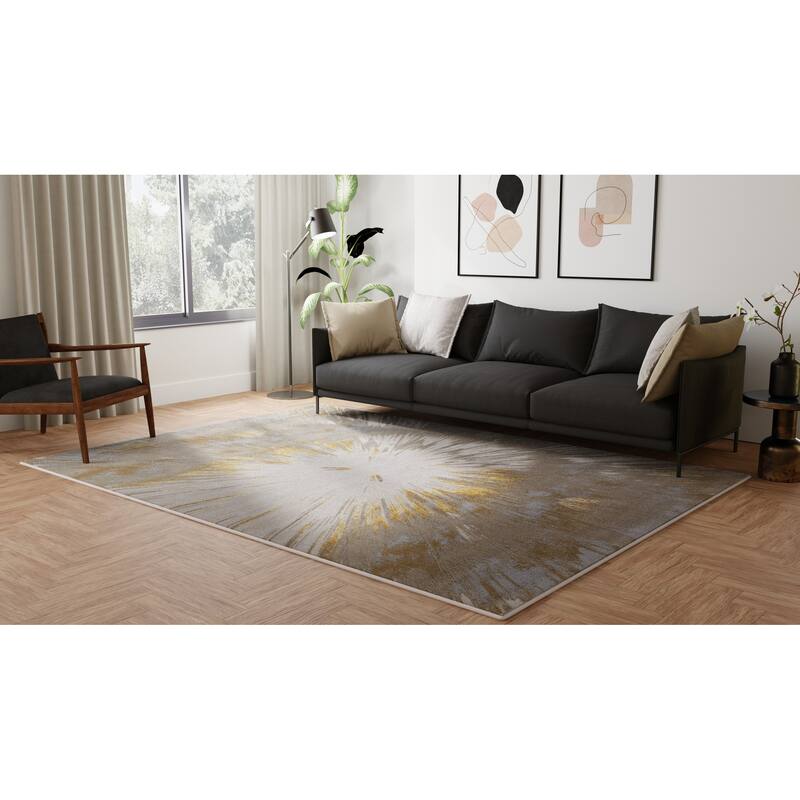 Jewel 39N4F Abstract Modern Area Rug