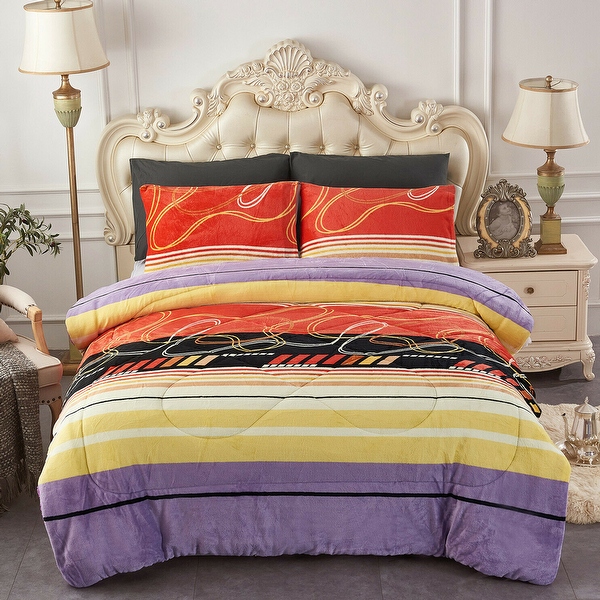 Bed bath and beyond sherpa comforter best sale