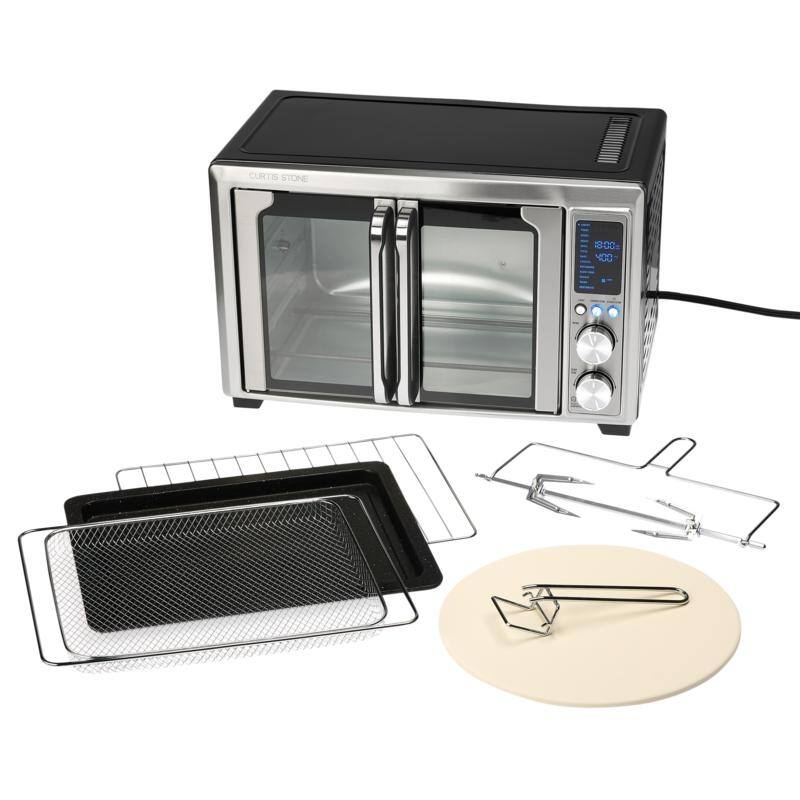 Curtis Stone 32-Quart Digital Airfryer Oven Refurbished - Black