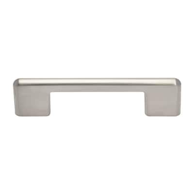 Utopia Alley Taylor Pull Handle-Brushed Nickel Drawer Drop Pull Handles, 3.78" Center to Center