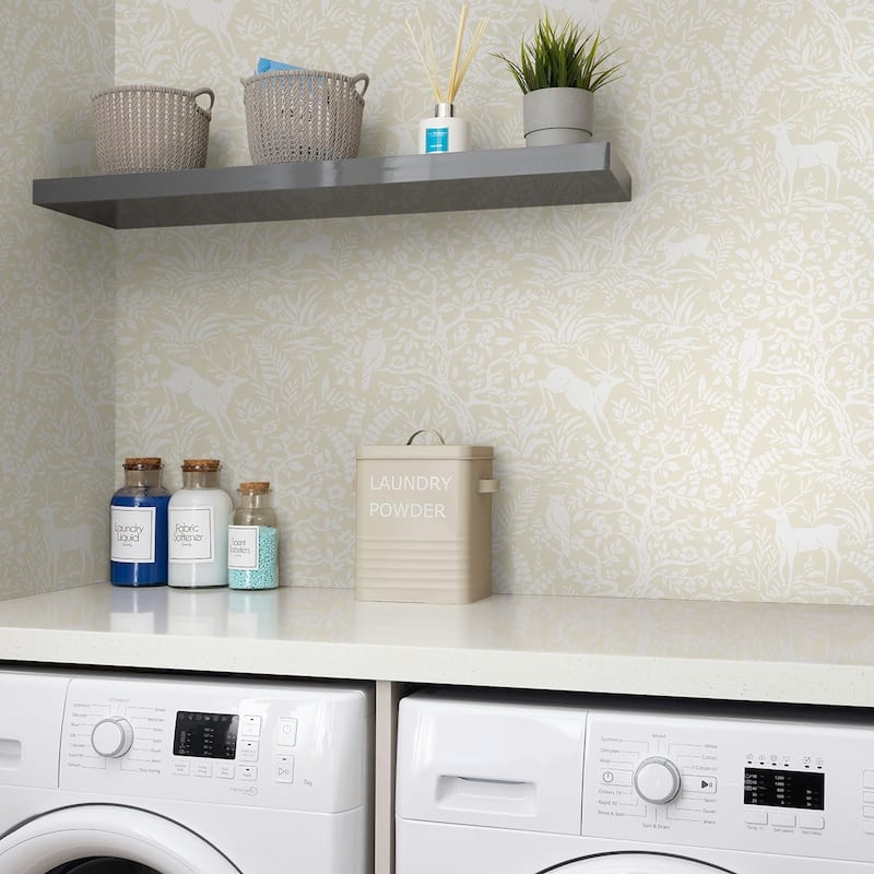 Daisy Bennett Designs Scandi Forest Premium Matte Non-Woven Peel and Stick Wallpaper