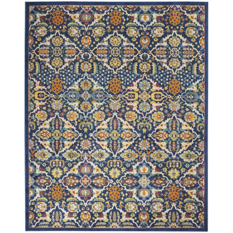 Power Loomed Floral Area Rug