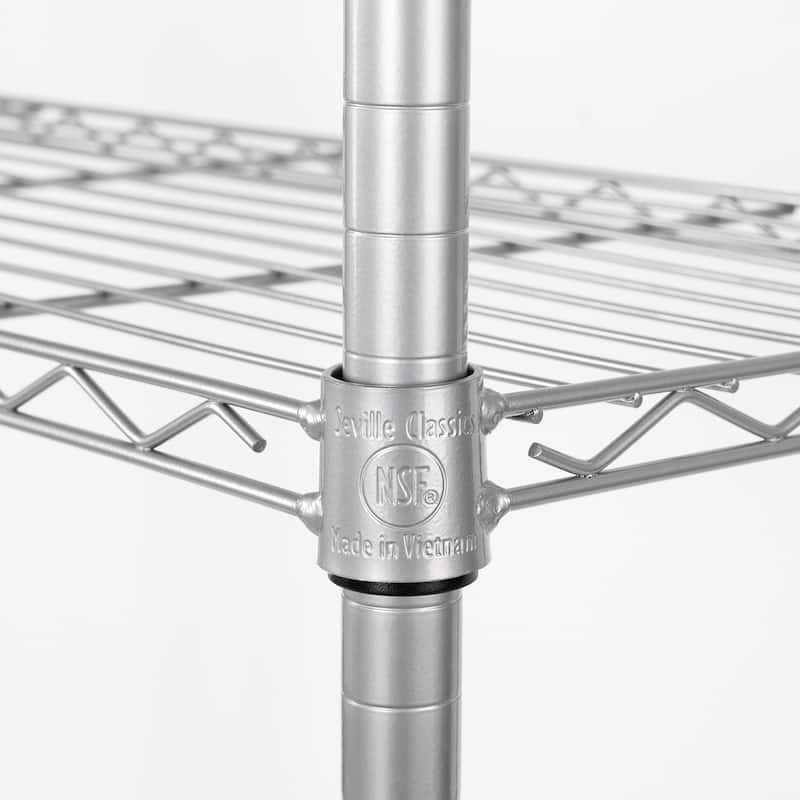 Seville Classics UltraDurable® 5-Tier NSF Steel Wire Shelving, 36" W x 14" D, Steel - 36" W x 14" D