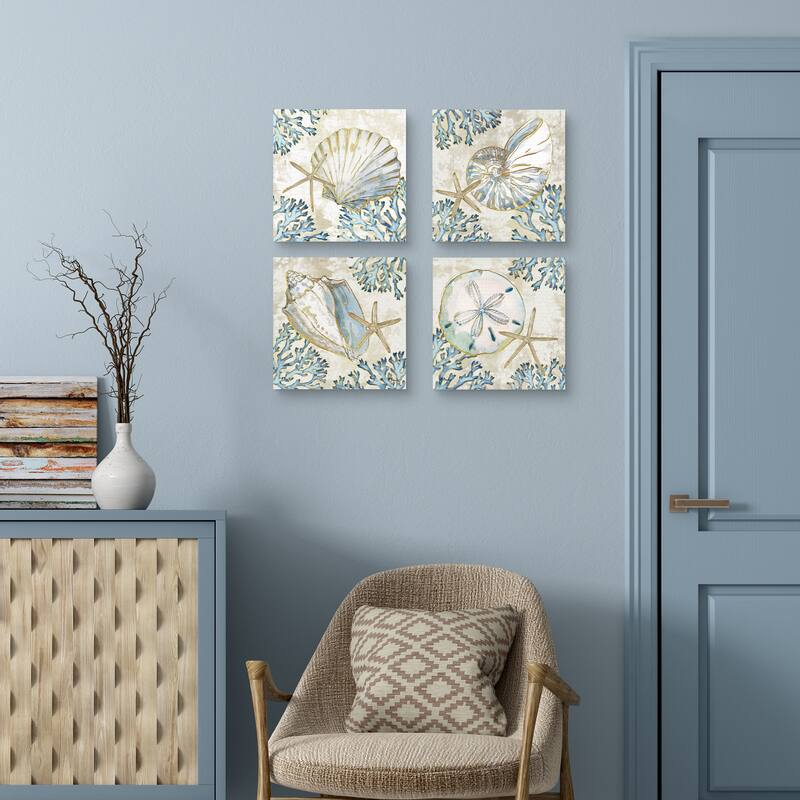 Playa Shells I - IV by Paul Brent Canvas Art Prints