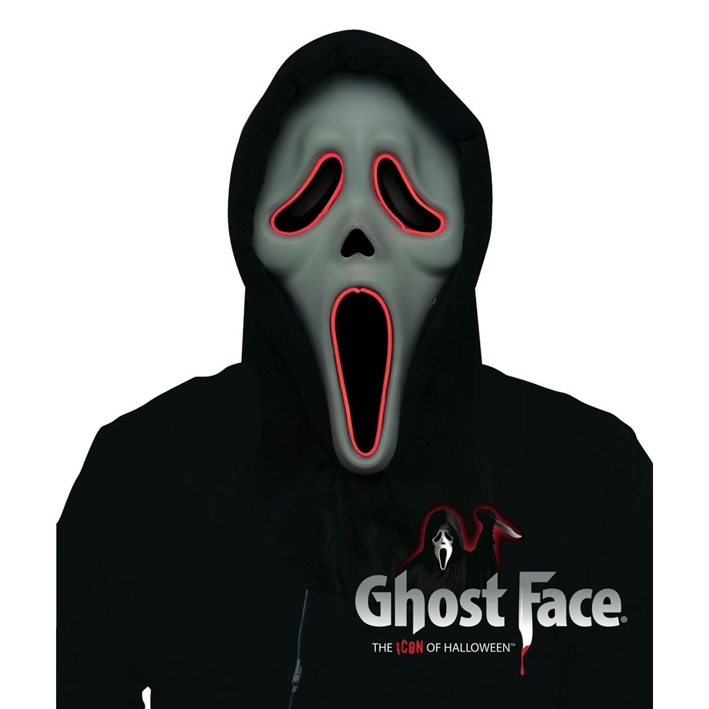 Shop Adult Scream Illumo Ghostface Costume Mask Standard One
