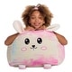 preview thumbnail 73 of 94, Animal Bean Bag Chair for Kids, Soft Cozy Animal Chair for Bedrooms Medium - 18 inch - Tie Dye Bunny