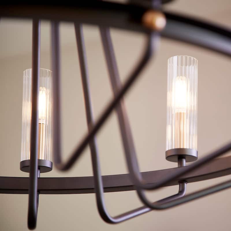Quorum International 629-9-80 Empire 9 Light 30" Wide Ring Chandelier