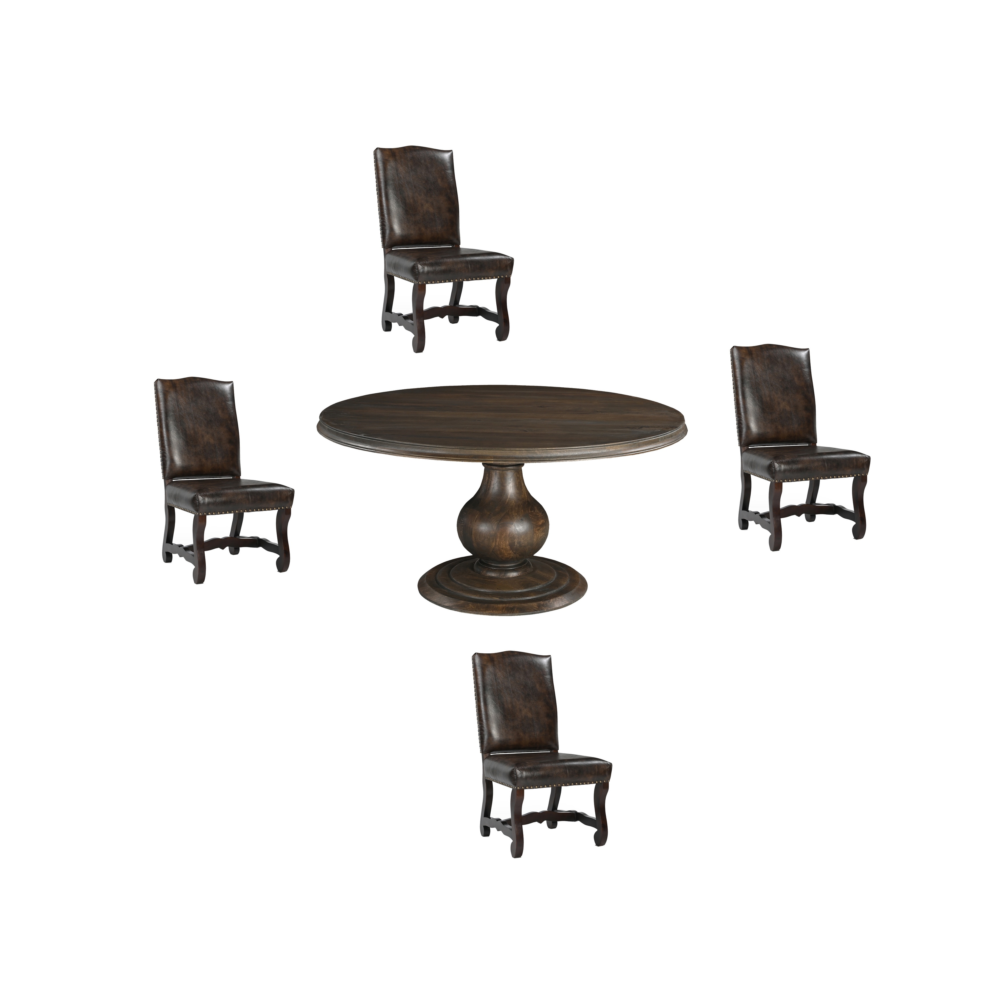 Willow 5-piece Solid Wood Dining Set