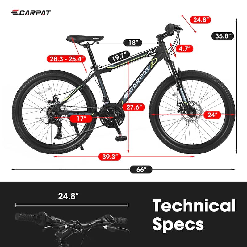 24 Inch Mountain Bike Boys Girls