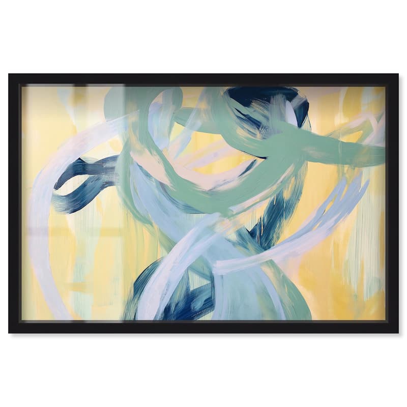 Entangled Embrace I Shadowbox by Art Remedy - Black - 30" x 20"