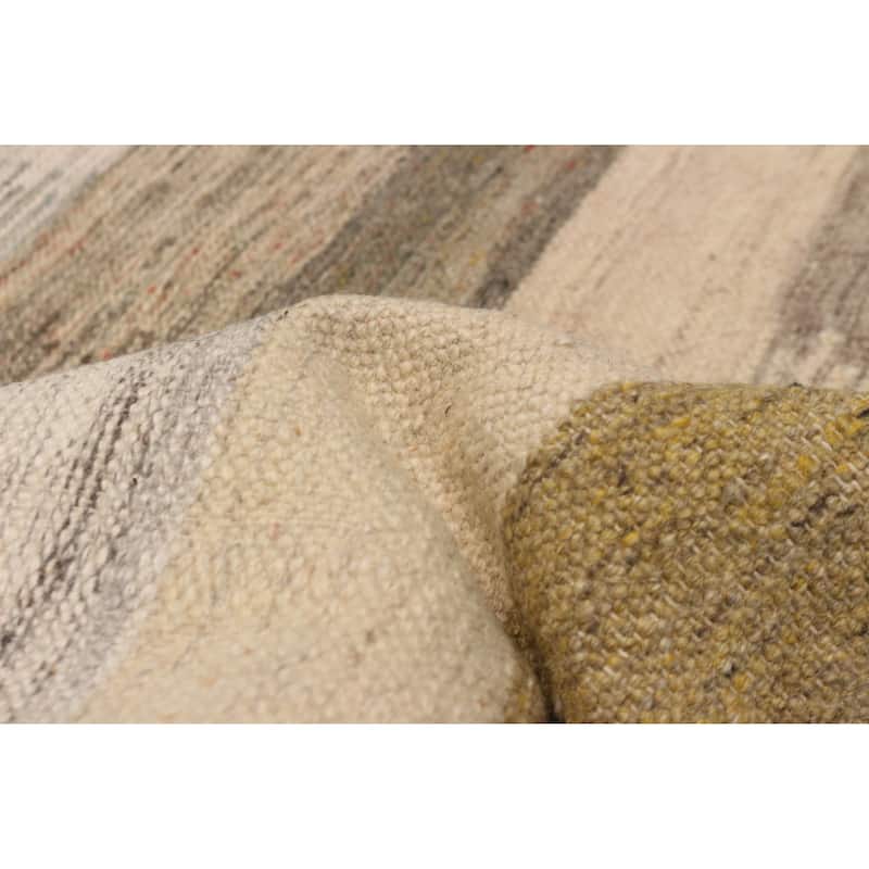 Ankara FW Cream, Grey Kilim 5'1" x 7'9" - 5'1 x 7'9