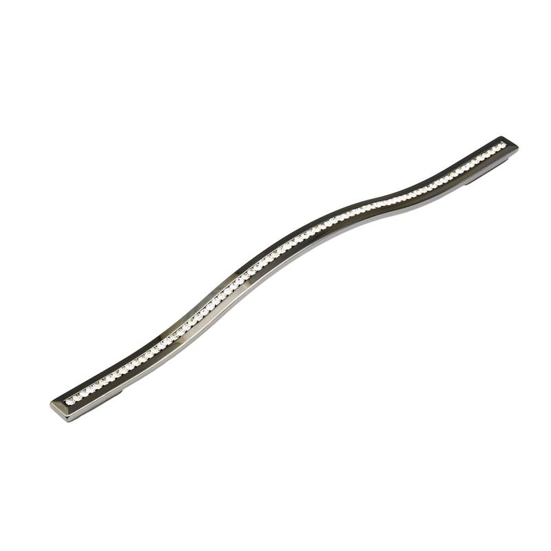 Schaub and Company Skyevale 12-5/8" Center to Center Luxury Designer - Black Chrome