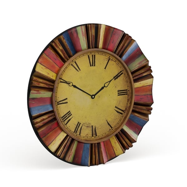 slide 8 of 11, The Curated Nomad Belli Decorative Wall Clock