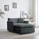Option Gray Accent Chairs+Ottoman
