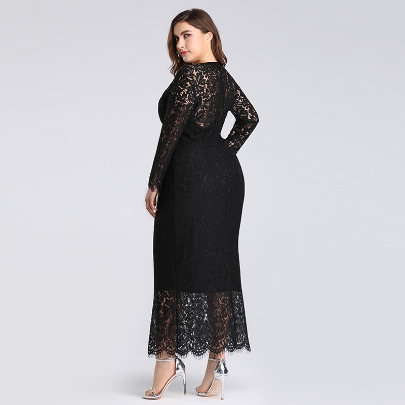 Shop Ever Pretty Women S Plus Size Black Lace Party Evening Casual