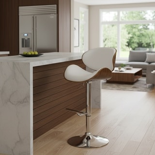 Strick & Bolton Lega Modern Adjustable Swivel Bar Stool