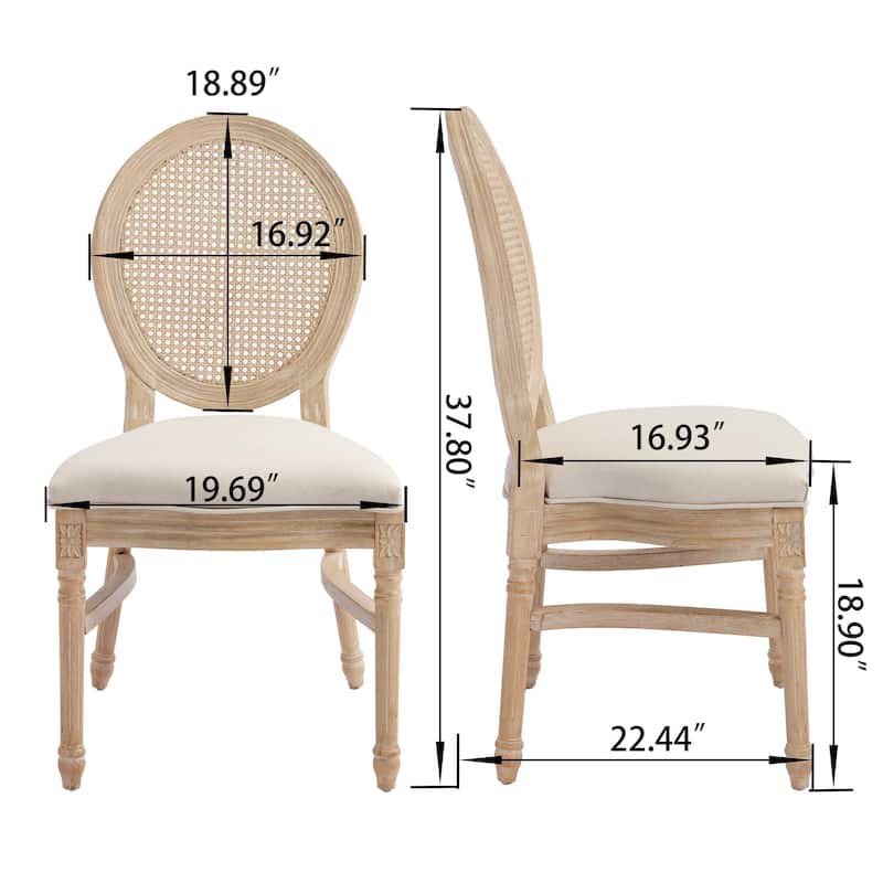 Upholstery Dining Chairs Set of 2