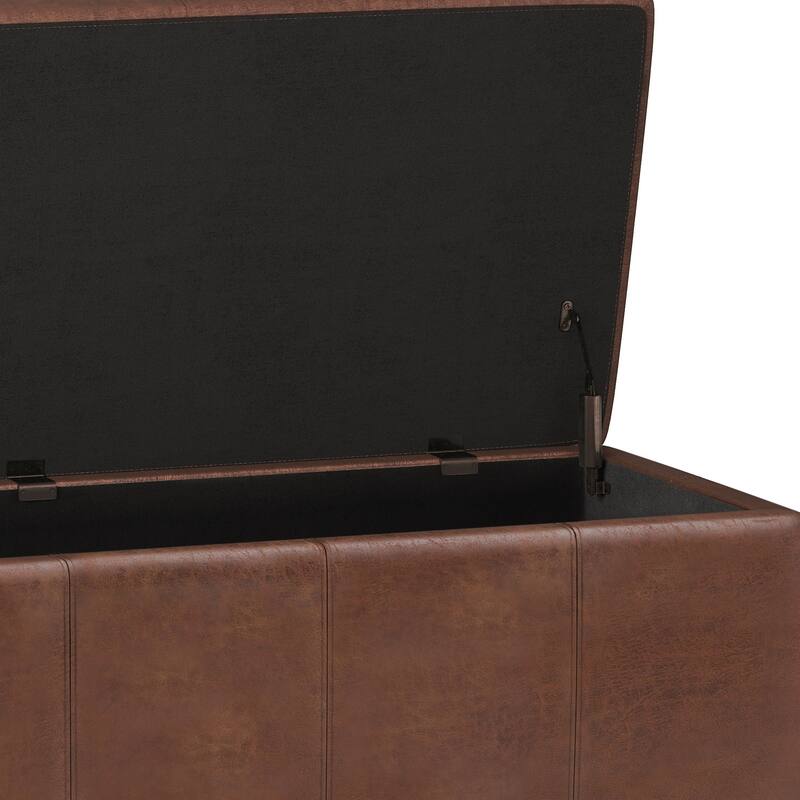 WYNDENHALL Stanford Upholstered Storage Ottoman