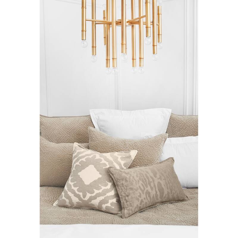 20" x 20" Cleo Natural Throw Pillow