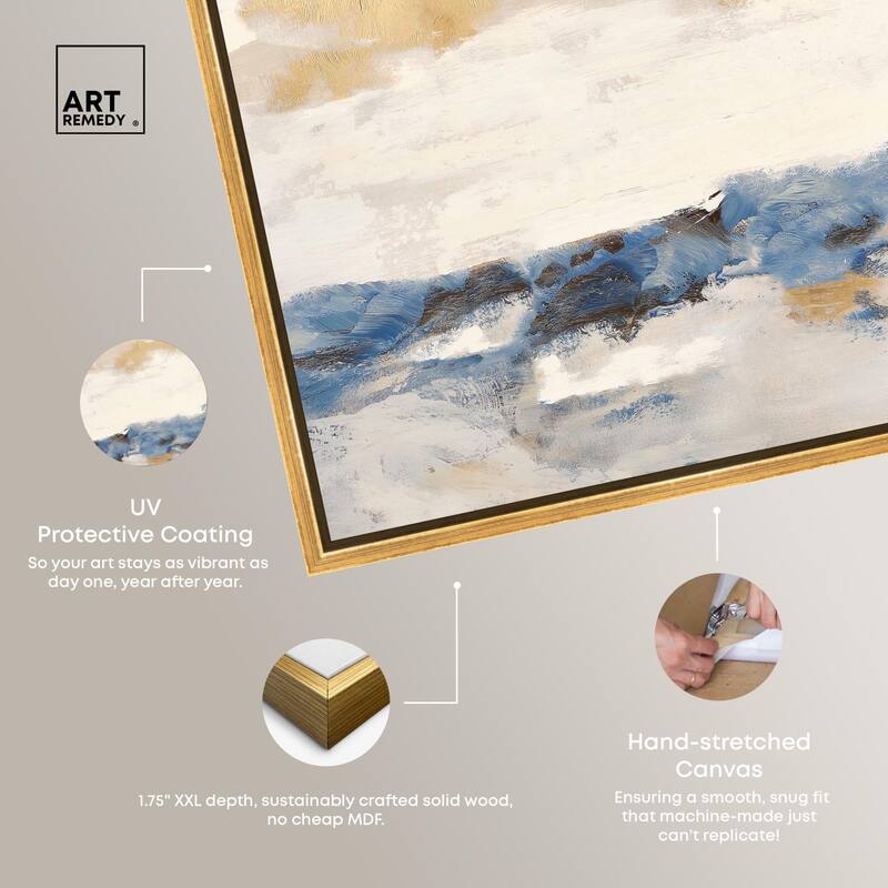 Mountain Mist Canvas Digital Abstract Art by Art Remedy
