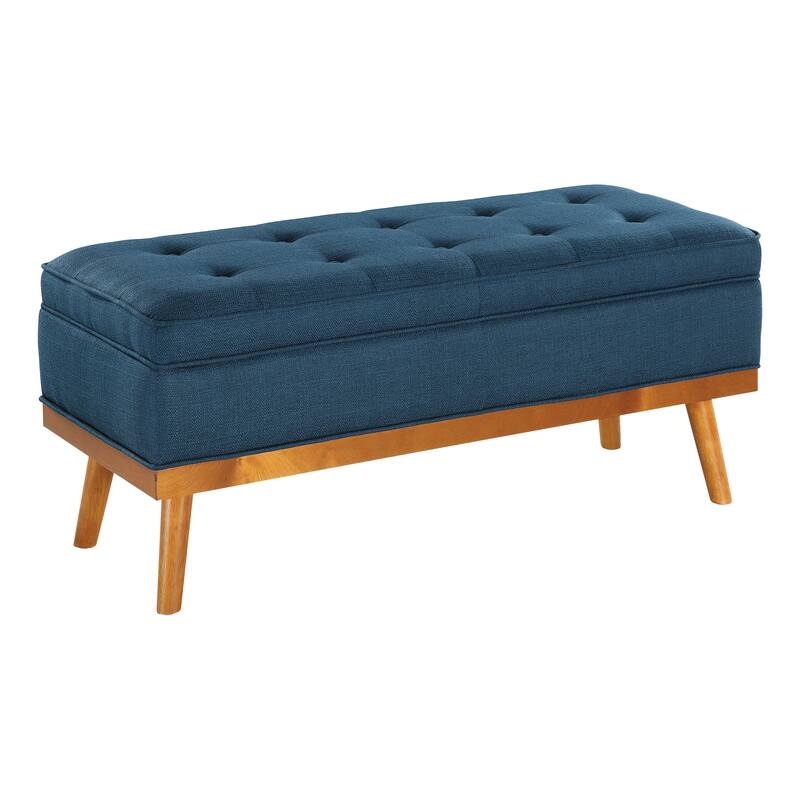 Carson Carrington Sastamala Mid-century Storage Bench