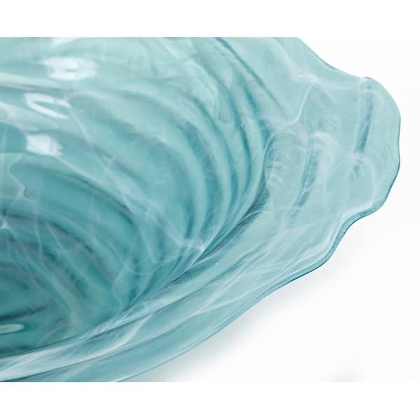 Shop Imax Home 10071 Belize 18 1 2 Wide Recycled Glass Decorative